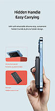 УМБ бездротовий Power Bank USAMS US-CD173 10000 mAh 37Wh PB64 QC3.0+PD 20W чорний, фото 6
