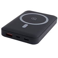 УМБ бездротовий Power Bank USAMS US-CD173 10000 mAh 37Wh PB64 QC3.0+PD 20W чорний, фото 3