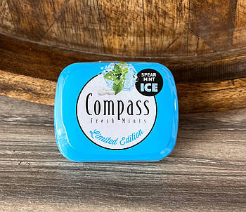 Драже Compass льодяна м'ята "Fresh Mints" без цукру 14 гр. Німеччина