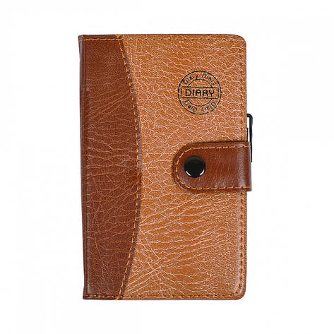 Записна книжка 6760 на кнопці з ручкою, фото 1