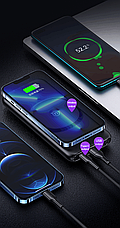 УМБ бездротовий Power Bank USAMS US-CD171 10000 mAh 37 Wh (Rated Capacity: 6000mAh) PB62 QC3.0+PD 20W синій, фото 6