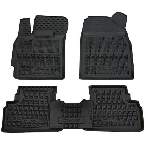 Гумові килимки в салон Mazda CX-7 2006-, фото 1