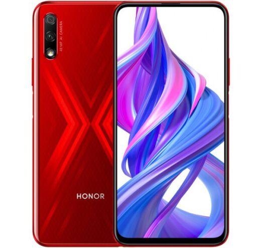 Смартфон HUAWEI HONOR 9X 4/64 RED, 48+2/16мп, 6.59" IPS, 2sim, 4G, 4000мАh, Kirin 810F