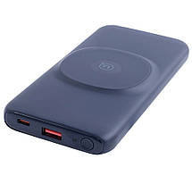УМБ бездротовий Power Bank USAMS US-CD171 10000 mAh 37 Wh (Rated Capacity: 6000mAh) PB62 QC3.0+PD 20W синій, фото 5