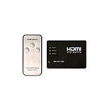 HDMI Перемикач Switch SY-301 на 3 порти HDMI з пультом ДК, фото 2
