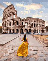 Картина по номерам «Дівчина біля Колізею» GX44532 40х50 | PICua