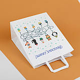 Новорічні подарункові пакети з ручками 260*150*350 Новорічні пакети для цукерок Паперові пакети для новорічних подарунків, фото 8