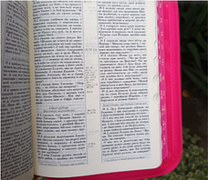 Біблія Огієнко з метеликом пошуковими індексами кож зам  на українській мові на блискавці 3Д біблія, фото 3