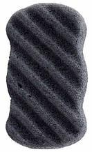 Губка Конжак конняку чорна для тіла.