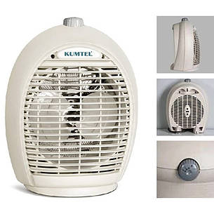 Якісний побутовий тепловентилятор нагрівач ERGO FHC 2015 S дуйчик, фото 2