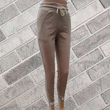 Штани жіночі Ірина Спорт з манжетом бежево-коричневі З XL 20008789