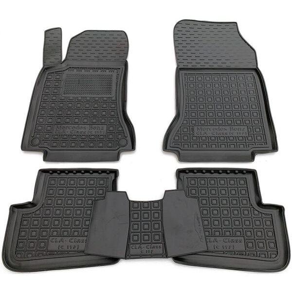 Гумові килимки в салон Mercedes CLA (C117) 2014-, фото 1