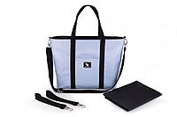 Сумка для коляски Cottonmoose Shopper 750/151 pearl blue leather голубой