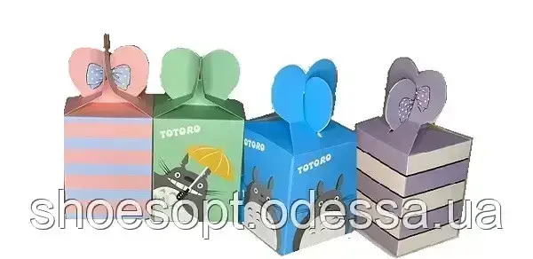 Подарункові коробки складані дитячі набір 12 шт., фото 1