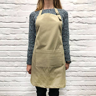 Фартух саржевий бежевий для сублімації