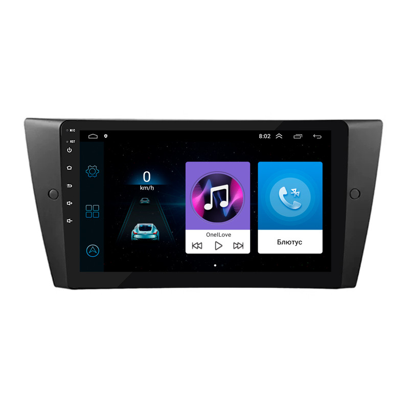 Штатна магнітола Lesko для BMW 3 серії V (E90/E91/E92/E93) 2005-2010 9" 1/16Gb Wi-Fi Base Android БМВ