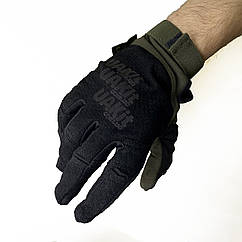 Тактичні рукавички для військових, мультисезон, чорний напис