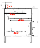 Піч Буржуйка з радіаторами 4мм, фото 7