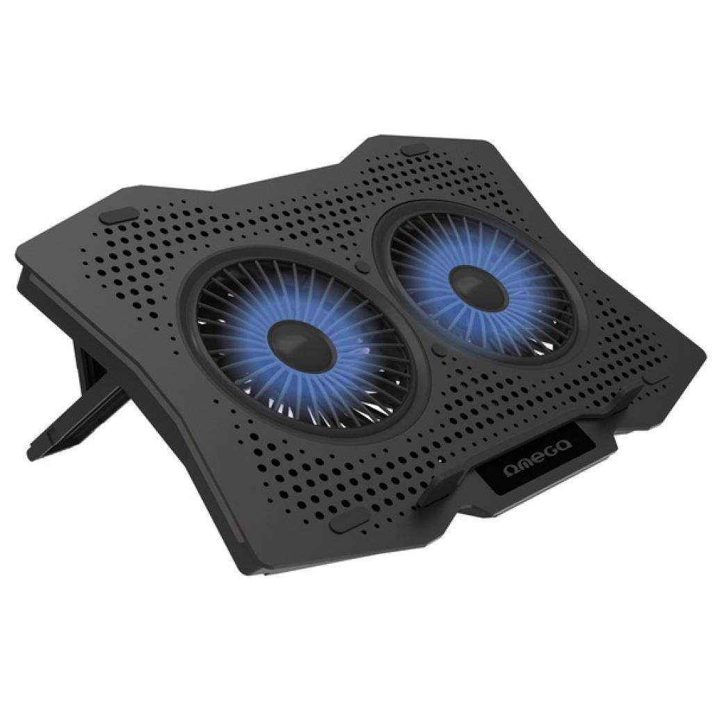 Охолоджувальна підставка для ноутбука з підсвіткою PLATINET COOLER PAD 45425 OMNCP2FB Чорний