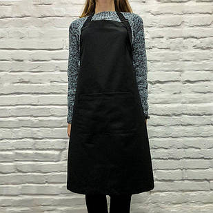 Фартух саржевий для нанесення чорний XL