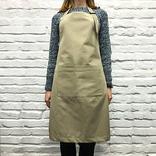 Фартух саржевий бежевий XL для сублімації