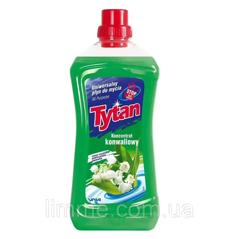 Миючий універсальний концентрат для будинка та підлоги Tytan All Purpose konwaliowy  1 л