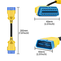 Кабель подовжувач OBD2 AUTOOL 20 см