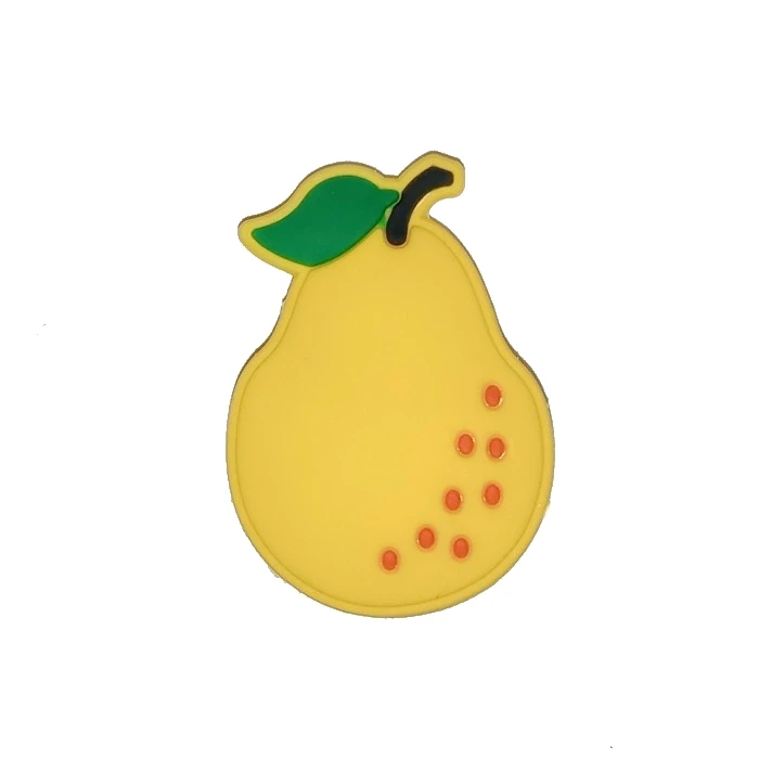 Джибітси прикраси для взуття кроксів сабо JIBBITZ Pear Груша № 1136