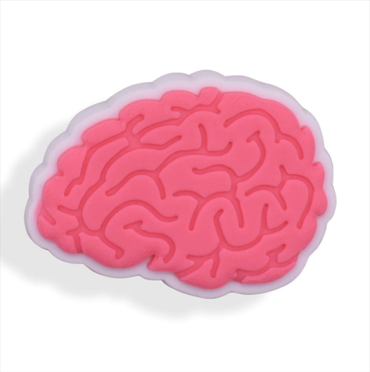 Джибітси прикраси для взуття кроксів сабо JIBBITZ Brain Мозок № 1010, фото 1