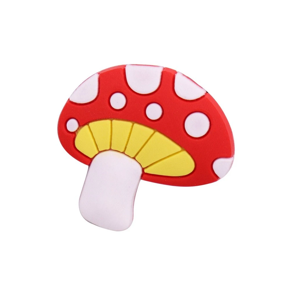 Джибітси прикраси для взуття кроксів сабо JIBBITZ Fly agaric Червоний гриб мухомор № 1131, фото 1