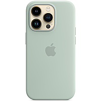 Чехол для iphone 14 pro max Apple Silicone Case with MagSafe Succulent чехол для айфон 14 про макс