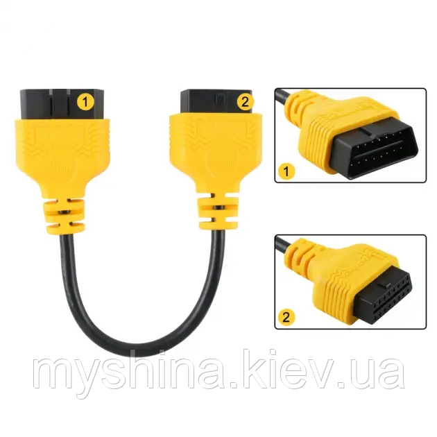 Кабель подовжувач OBD2 AUTOOL 30 см, фото 1
