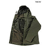 Зимова куртка MIL-TEC 3в1 на флісі (олива), фото 4