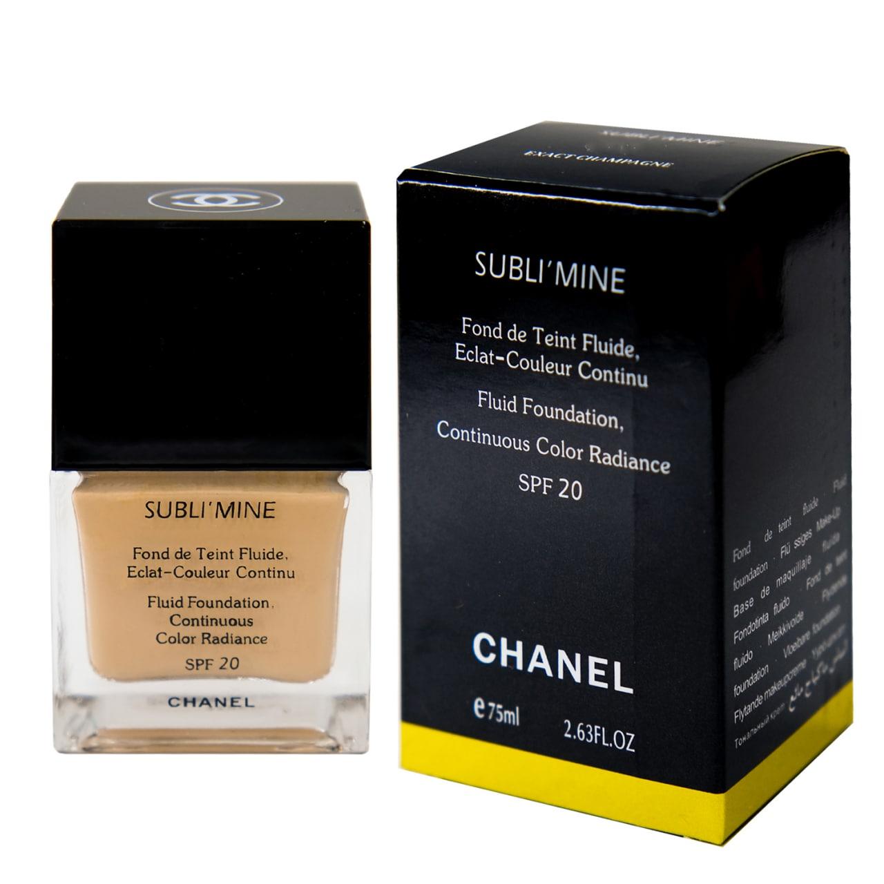 Тональный крем Chanel Sublimine Fond de Teint Fluide SPF 20 ПАЛИТРА - фото 1 - id-p580068359