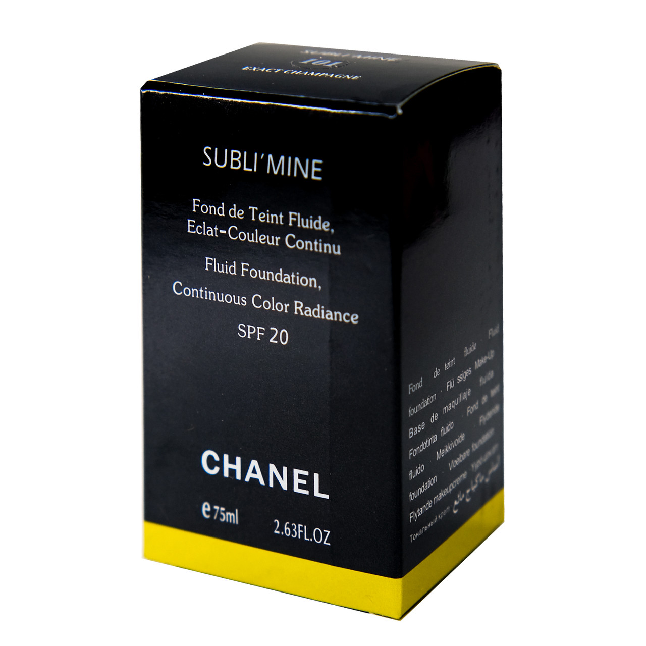 Тональный крем Chanel Sublimine Fond de Teint Fluide SPF 20 ПАЛИТРА - фото 4 - id-p580068359