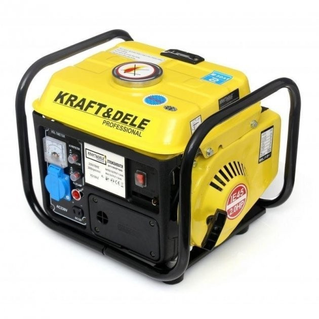 Електрогенератор KRAFT & DELE KD109Z Генератор бензиновий 1.3кВт 12 / 230 В / 2 КМ
