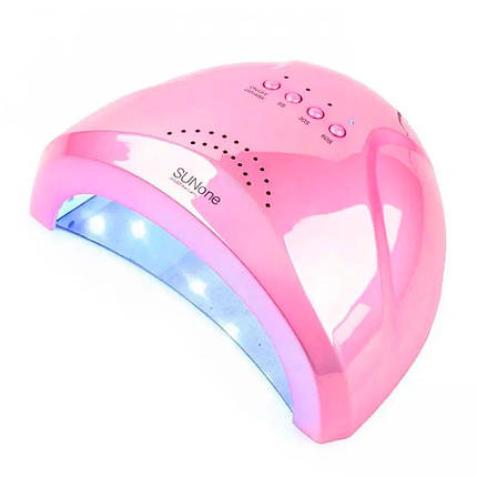Лампа для манікюру SUN Lamp (1) 48 W MIRROR PINK 48W Дзеркальна-рожева, фото 1