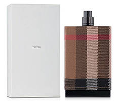 Чоловічі парфуми Burberry London Fabric For Men Tester (Барберрі Лондон Фо Мен) Туалетна вода 100 ml/мл Тестер