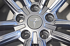 Ковпачок на литі диски Tesla 6005879-00-A 57 мм графіт, фото 5