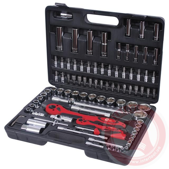 Профессиональный набор инструментов 1/2" & 1/4" 94 ед. INTERTOOL ET-6094