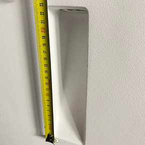 Світильник гіпсовий для підсвічування сходів, стін 409х160х100мм під лампу MR16, білий 0811-LG, фото 2