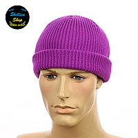 Молодежная шапка мини-бини - Фиолетовый