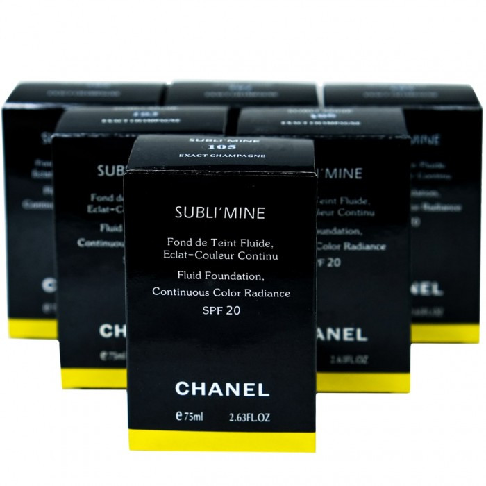 Тональный крем Chanel Sublimine Fond de Teint Fluide SPF 20 ПАЛИТРА - фото 9 - id-p684746830