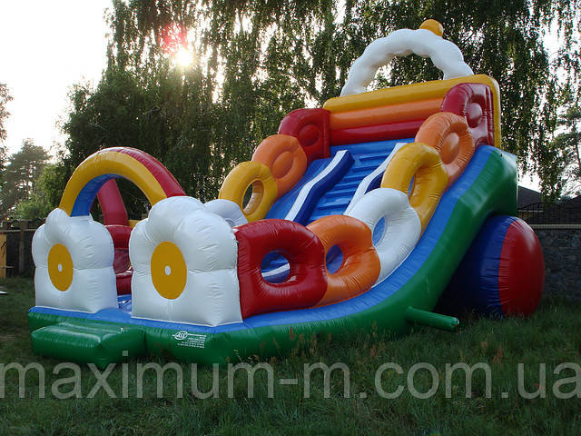 Цветочек. Різнобарвний ігровий комплекс. Батут, фото 1