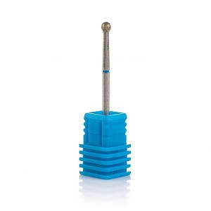 Насадка алмазна Nail Drill "Шарик" 001 030B діаметр 3 мм синя, фото 1