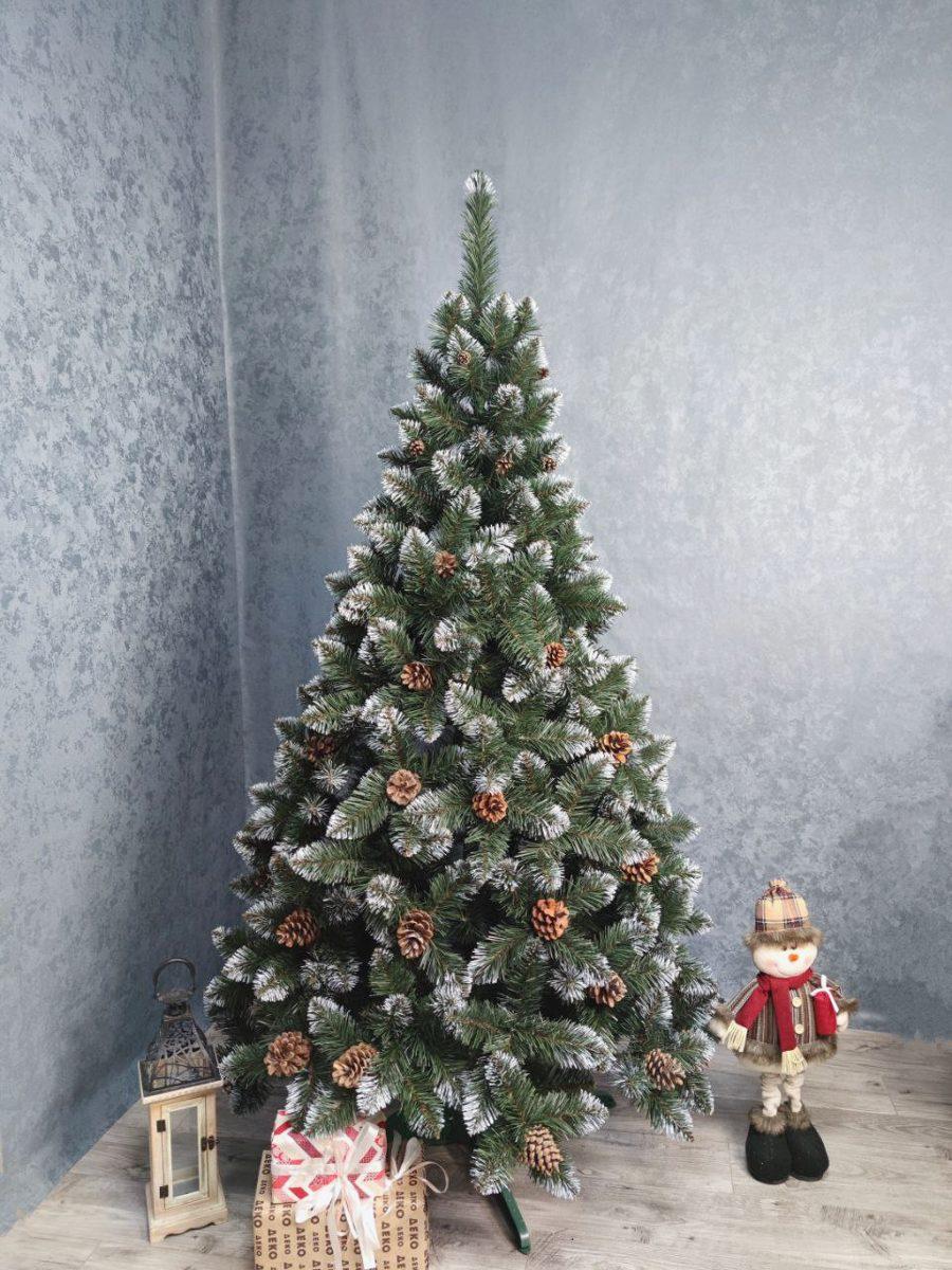 Ялинка Штучна ПВХ Лідія з шишками