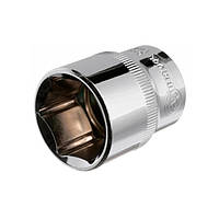 Головка шестигранная 1/2" 24мм x 38мм CrV INTERTOOL ET-0024