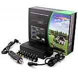 Блок живлення для ноутбука універсальний MY-120W зарядний пристрій заряджання 12-24В від мережі та прикурювача, фото 2