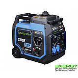 Генератор інверторний 3 кВт з електрозапуском (KVA 3.3) CGM-ENERGY T3300IE однофазний, фото 3