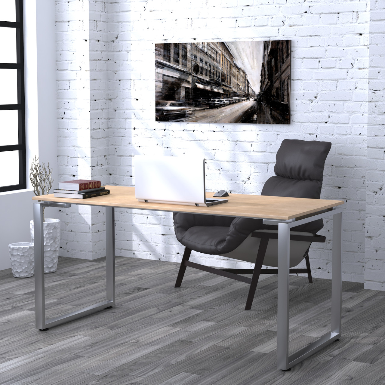 Стіл MebelProff Q-160-16, письмовий стіл loft з ящиками, комп'ютерний стіл loft, стіл в офіс, будинок